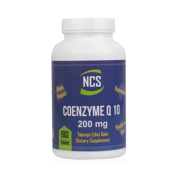 

Ncs Coenzyme Q-10 200 Mg 180 Tablets Cardiovascular Health Energizer