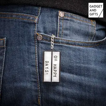 

Gadget and Gifts Neon Light Poster Key Ring