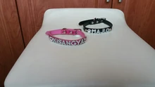 Collar personalizado con hebilla para perros y gatos, Collar personalizado con letras y diamantes de imitación para perros pequeños y medianos