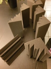 Padding Bass-Trap Acoustic Studio Insulation Wall-Foam Soundproofing Black NEW Price