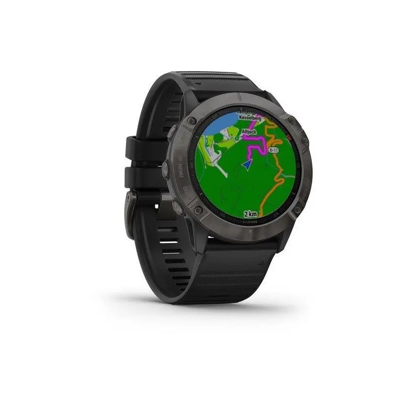 Смарт часы Garmin Fenix 6x Sapphire Carbon Gray GPS (010 02157 11) официальная гарантия 2 года спорт