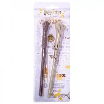 

Set Pen pencil wands Harry & Voldemort Harry Potter