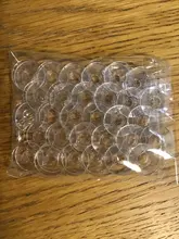Bobina de plástico transparente para máquina de coser Brother, 30 unidades, 5BB5552