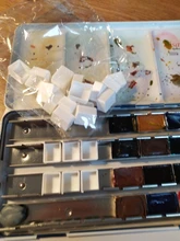 Mini caja vacía de 6/12/24/36/48 Uds. Para acuarelas, para artistas, estudiantes y principiantes