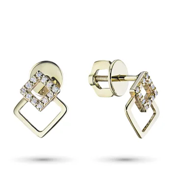 

Yellow gold pouches with diamond ктпп03с031903