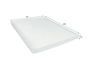 

WAG KFE2108 WAG cabin air filter W2108 E493 0986 AF5267 CU2620 54.233.00 Z580 K1252