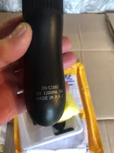 Cortadora de pelo profesional recargable para hombres, máquina eléctrica para cortar Cabello, con cuchilla de cerámica de titanio, de bajo ruido, para barbero