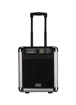 

Pa8m speaker system with MP3 and microphone, rechargeable, 25 W, Soundking