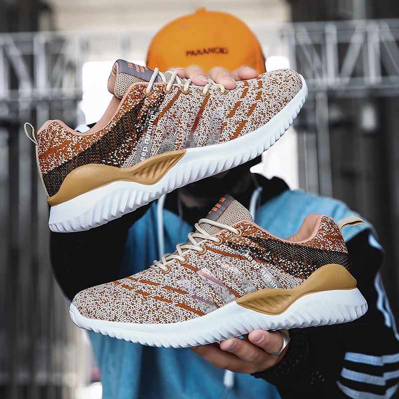 

2019 Winter New Korean Style Of The Low Men's Breathable Tide Shoes With Sports Shoes Fabric Pu Rubber Foam Net Shoes Size 39-46