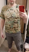 Camiseta táctica de camuflaje de manga corta para hombre, camiseta de combate de secado rápido, camiseta del ejército militar, camisetas de camuflaje para senderismo y caza