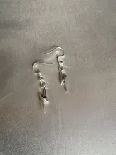 MINI Charms Lightning de tres colores, colgante de aleación de Metal Natural para joyería, pulsera, collar, marcado, 5x20mm, 60 uds.