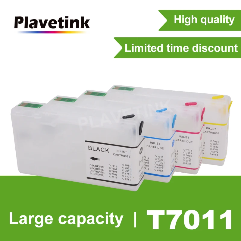 Plavetink чернильный картридж T7011 для Epson рабочей силы Pro WP-4000 WP-4015DN WP-4095DN WP-4500 WP-4515DN WP