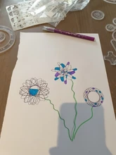 Spirograph-Conjunto de juguetes para dibujar, engranajes entrelazados, ruedas, accesorios de dibujo, juguete educativo creativo, Spirographs GYH