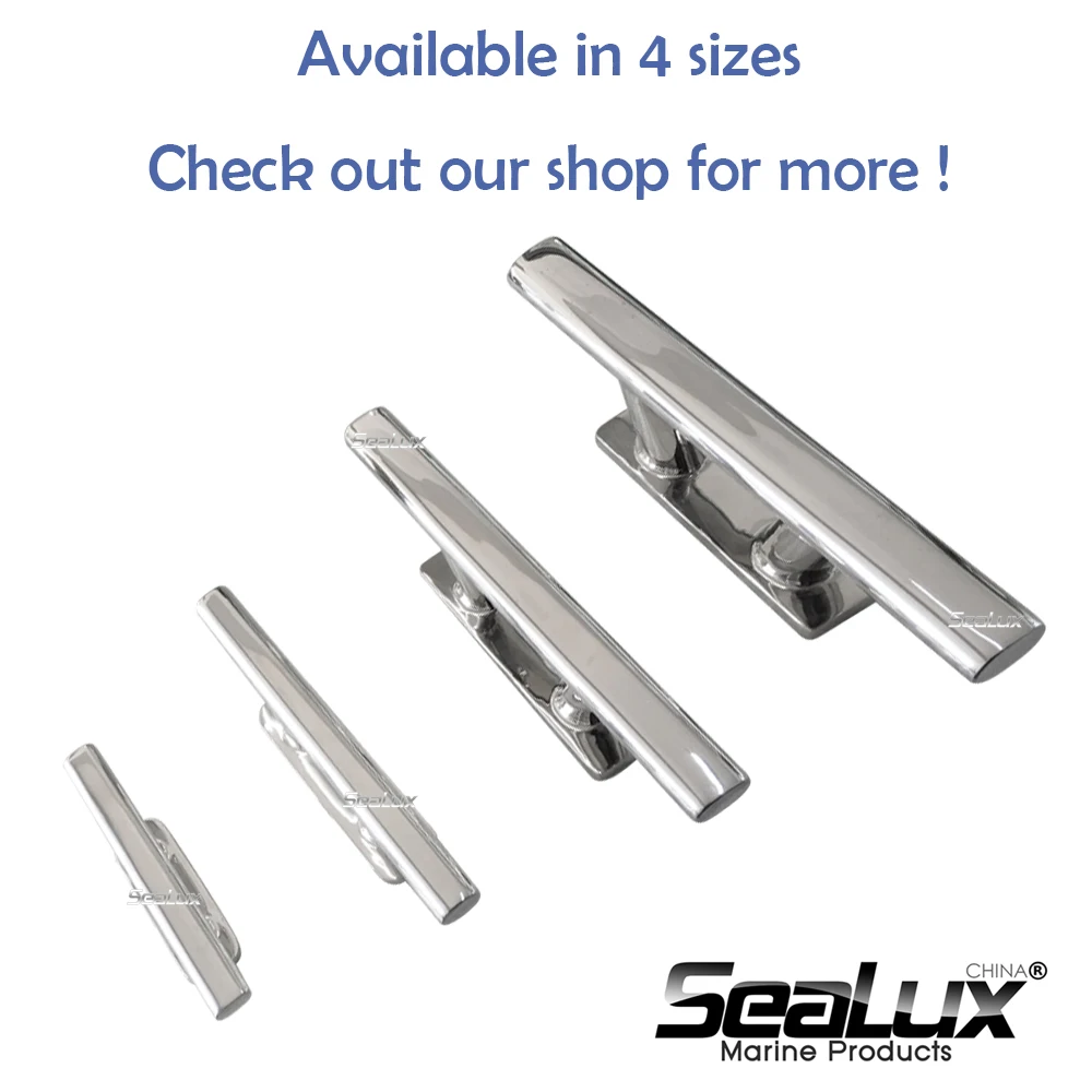 Sealux Oval cleat Extra Large Deluxe морская класса нержавеющая сталь 316 аксессуары для лодок яхт