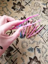 5 unids/set niños seguridad cuentas de plástico pinzas para rompecabezas de modelo Kits de construcción de los niños juguetes de bricolaje arte accesorios de artesanía herramientas