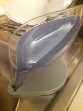 Case Soap-Holder Bathroom-Supplies Drain-Box Suction-Cup Sponge Sink Leaf Drying-Rack