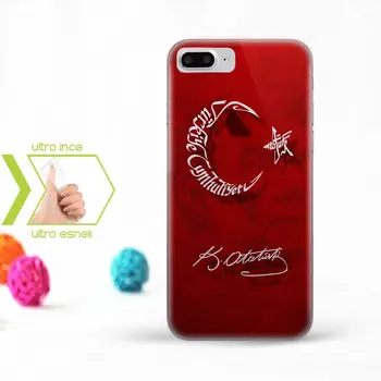 

IPhone 7 Plus Slim Clear Silicone Phone Cover (Atatürk-3)