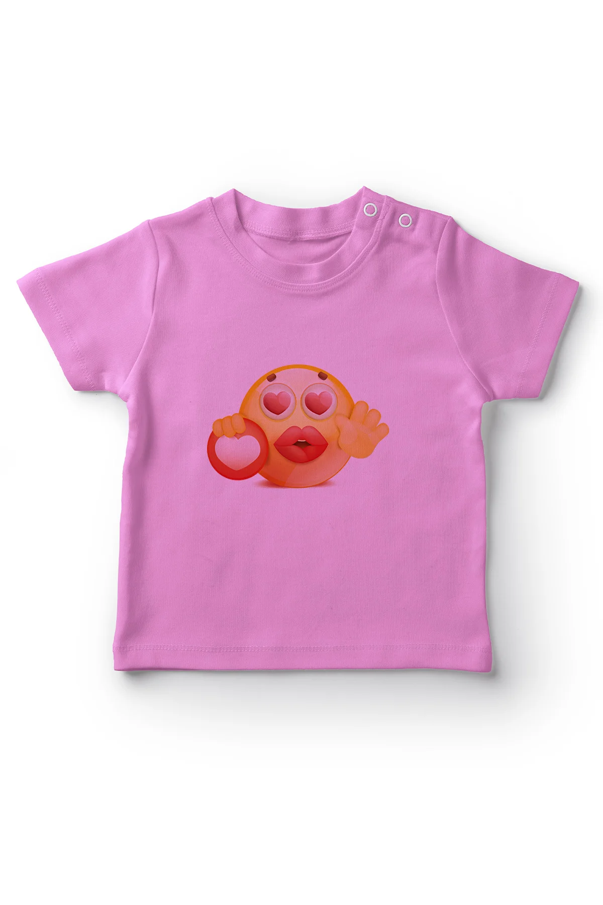 Angemiel Baby Love Emoji/розовая футболка для маленьких девочек | Мать и ребенок