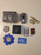 Homefong-Intercomunicador con cerradura electrónica y video, sistema de acceso con cerrojo para control de puerta, con energía cableada 3A, para casa y departamento