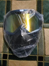 Máscara de esquí para hombre y mujer, gafas de seguridad con filtro para la boca a prueba de viento y de Motocross