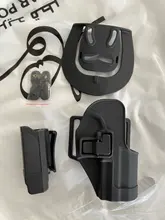 Pistolera táctica HK USP de liberación rápida, funda militar para pierna derecha, funda de transporte