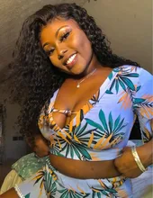 Melodie 28 30 32 pulgadas onda profunda mechones con cierre brasileño de la Virgen del pelo humano Frontal rizado mechones y 4X4 cierre