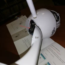 Hiseeu 1080P inalámbrica domo PTZ Cámara cámara IP WiFi al aire libre de dos vías de Audio Video de seguridad CCTV red cámara de vigilancia P2P