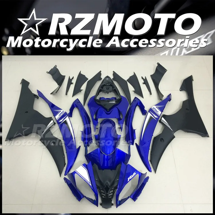 

New ABS Fairings Kit Fit for YAMAHA YZF- R6 08 09 10 11 12 13 14 15 16 2008 2009 2010 2011 2012 2013 2014 2015 2016 Blue Black