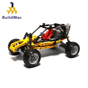 

BuildMoc 416PCS PF Buggy Truck Technic SUV RC Car Model Building Block Sport Radio Control Toys For Children