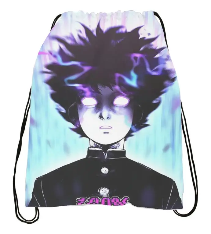 Сумка мешок для обуви Моб Психо 100 Mob Psycho №19 | Багаж и сумки