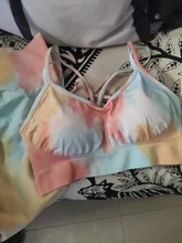 Conjunto de yoga sin costuras para mujer, ropa deportiva de gimnasio, sujetador deportivo, leggings de cintura alta, trajes de yoga