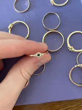 Conjunto de anillo con gemas estilo Retro bohemio para mujer, sortija, flor de cristal, elefante, Loto hueco, 32 estilos, regalo de aniversario de boda