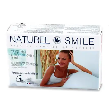 

Naturel Smile Recarga para kit de blanqueamiento dental blanqueador 100% natural y vegano blanqueamiento que no daña el esmalte