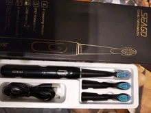 SEAGO-cepillo de dientes eléctrico recargable, compra uno y obtén uno gratis, 4 modos de viaje, con 3 cabezales, regalo