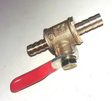 Pipe-Fittings Valve Ball Hose Barb Inline Water-Oil Brass Shutoff 6mm-12mm Air-Gas