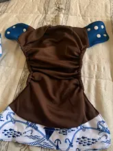 Mordedor venta al por mayor 4 unids/set bebé lavable pañales de tela café cubierta de pañal ajustable & reutilizable pañales de bolsillo envío gratis