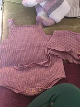 Conjunto de 2 uds. De ropa de punto para bebé, Pelele de algodón con botón en la entrepierna, mono de una pieza + sombreros para niño pequeño, trajes para niño y niña