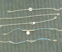 Pulsera de cadena multicapa con hojas mezcladas para mujer, 31 estilos, bohemio, mapa de letras, cristal geométrico, pentagrama infinito