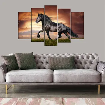 

Black Horse 5 Piece Mdf Table