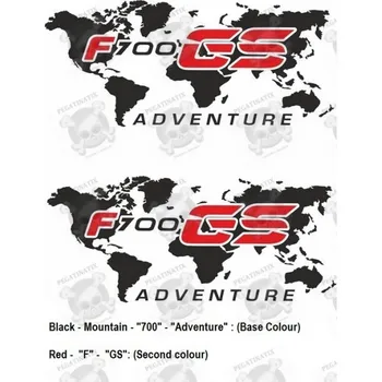 

BMW F-700GS ADVENTURE GIVI TOURATECH PANNIER decals vinyl size ORIGINAL