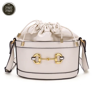 

Lady Fashion Bucket Female Shoulder Crossbody Large Bag For Women Vintage Party Designer Leather Set Bag sac a main femme bolsas