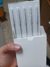 Agujas de tatuaje de acero desechables, delineador redondo para tatuar, equipo de tatuaje de alta calidad, 50 Uds.