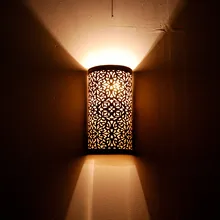 Настенный светильник, настенный светильник, бронзовый фонарь, марокканский этнический 0807191220