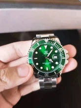 OLEVS-Reloj de pulsera de cuarzo para hombre, cronógrafo deportivo con correa de acero inoxidable, resistente al agua, masculino