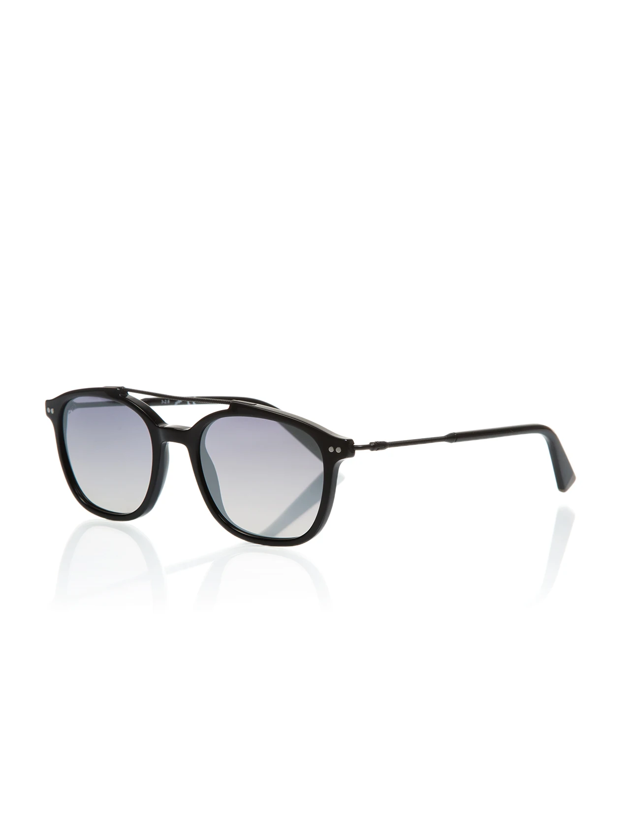 

Unisex sunglasses w 0186 01c bone black organic square square 51-19-140 web