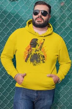 

Angemiel Wear Vicinity Pubg Yellow Men 'S Hooded Sweatshirt