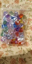 New 50Pcs/bag Colorful Aquarium Acrylic Stones Crystal Ice Cubes Decor Vase Filler Pebble