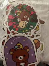 10/50/100 unids/set Kawaii Rilakkuma oso pegatinas con dibujos animados para guitarra DIY juguete bicicleta portátil monopatín equipaje Decoración