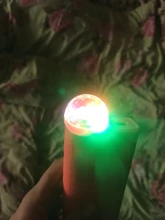 Miniluz de Ambiente de colores para coche, lámpara LED RGB para fiesta, DJ, discoteca, luces portátiles con efecto de escenario mágico, USB