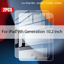  2Pcs Tempered Glass Screen Protector Cover For Apple Ipad Air 5 4 2022 Pro 11  2018 9.7 Inch Ipad 10.2 6th 5th Gen Tempered Film 
